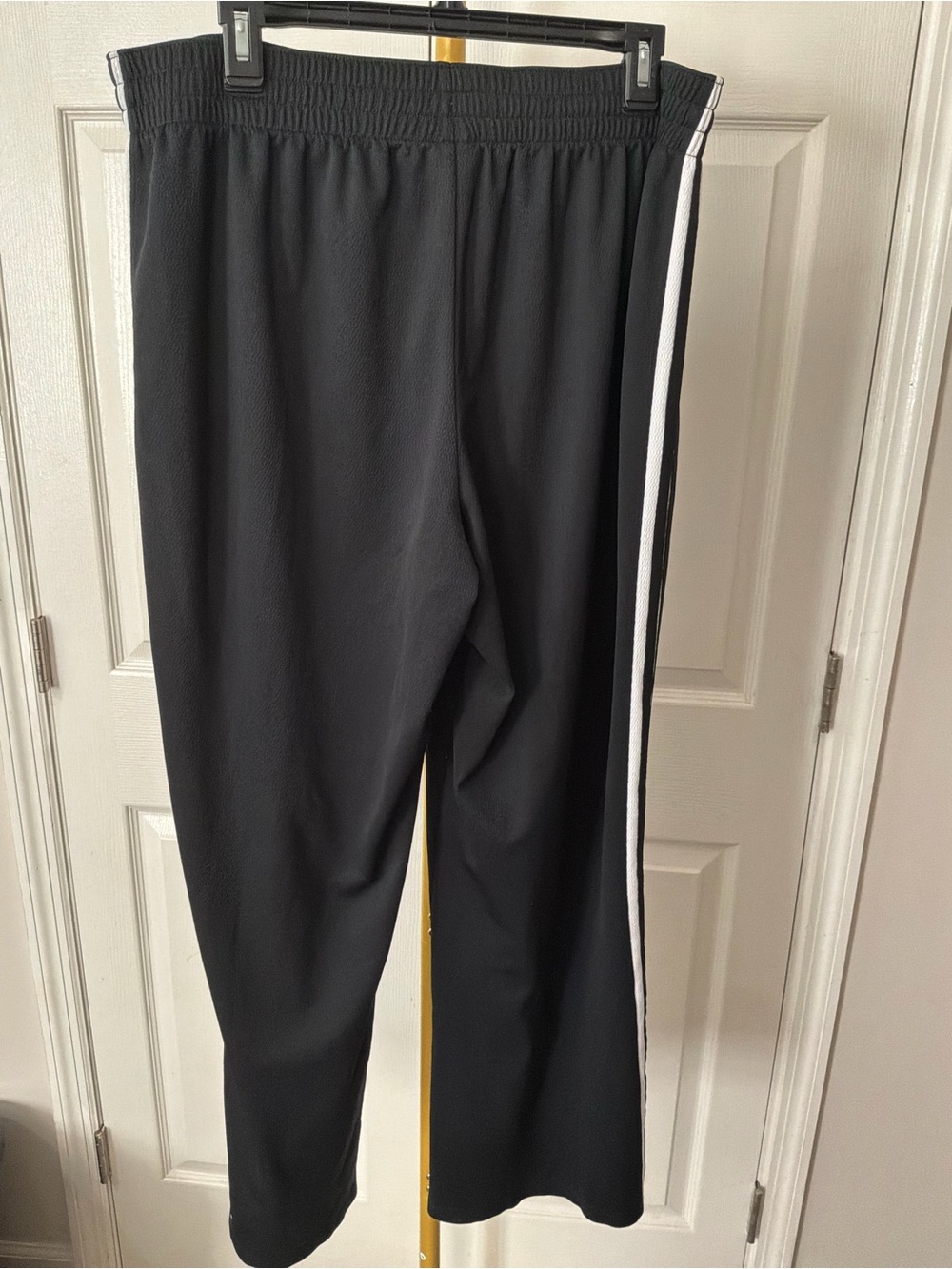 Champion Men’s Black Track Sweat Pants with White Side Stripes XL - Picture 2 of 6